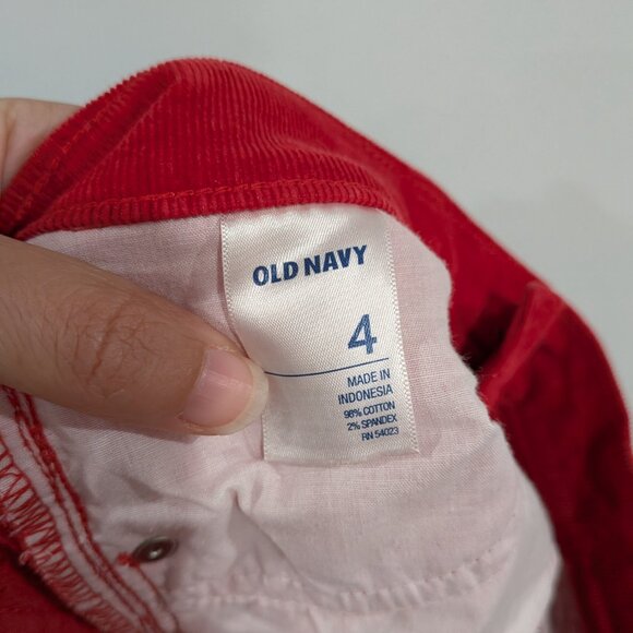 Old Navy Rockstar Skinny Corduroy Pants Red Size 4 - Picture 6 of 7